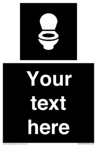 DV10878: Custom information: black panel wc toilet