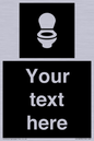 DV10878: Custom information: black panel wc toilet