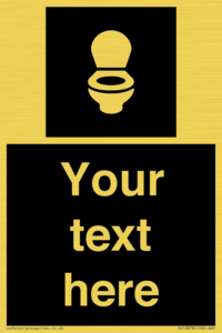 DV10878: Custom information: black panel wc toilet