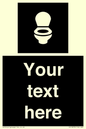DV10878: Custom information: black panel wc toilet