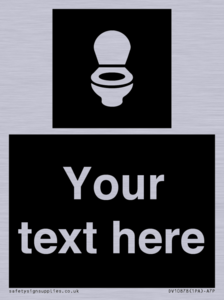 DV10878: Custom information: black panel wc toilet