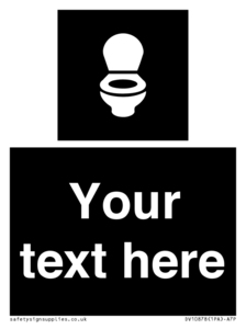 DV10878: Custom information: black panel wc toilet