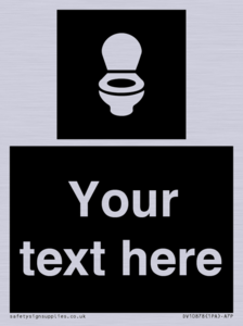 DV10878: Custom information: black panel wc toilet