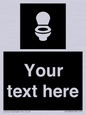 DV10878: Custom information: black panel wc toilet