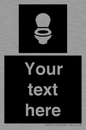 DV10878: Custom information: black panel wc toilet