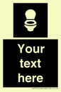 DV10878: Custom information: black panel wc toilet