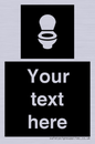 DV10878: Custom information: black panel wc toilet
