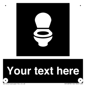 DV10878: Custom information: black panel wc toilet