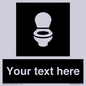 DV10878: Custom information: black panel wc toilet