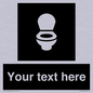 DV10878: Custom information: black panel wc toilet