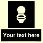 DV10878: Custom information: black panel wc toilet