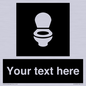 DV10878: Custom information: black panel wc toilet