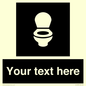DV10878: Custom information: black panel wc toilet