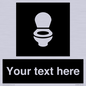 DV10878: Custom information: black panel wc toilet