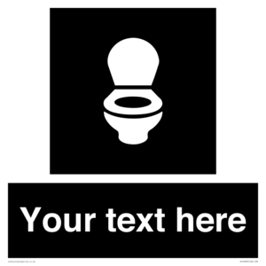 DV10878: Custom information: black panel wc toilet