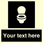 DV10878: Custom information: black panel wc toilet