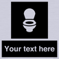 DV10878: Custom information: black panel wc toilet