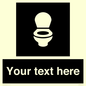 DV10878: Custom information: black panel wc toilet