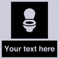 DV10878: Custom information: black panel wc toilet