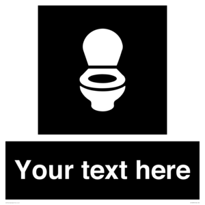 DV10878: Custom information: black panel wc toilet