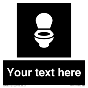 DV10878: Custom information: black panel wc toilet