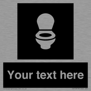 DV10878: Custom information: black panel wc toilet