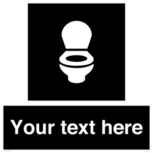 DV10878: Custom information: black panel wc toilet