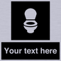 DV10878: Custom information: black panel wc toilet