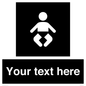 DV10880: Custom information: black panel baby change