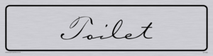 DV1090: toilet - door sign
