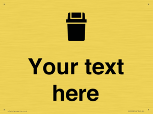 DV10908: Custom information: Sanitary Bin