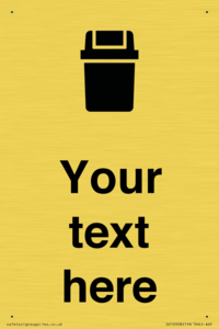 DV10908: Custom information: Sanitary Bin