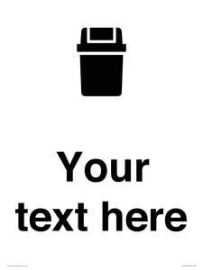 DV10908: Custom information: Sanitary Bin