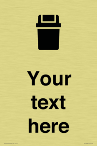 DV10908: Custom information: Sanitary Bin