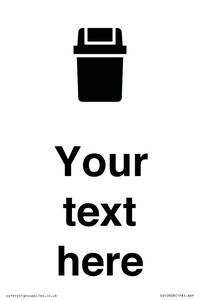 DV10908: Custom information: Sanitary Bin