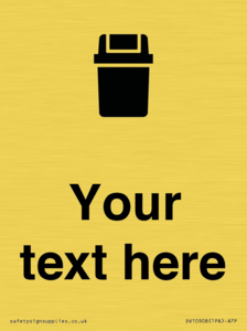 DV10908: Custom information: Sanitary Bin