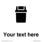 DV10908: Custom information: Sanitary Bin