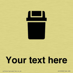 DV10908: Custom information: Sanitary Bin