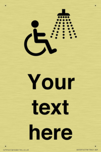 DV10914: Custom information: Accessible Shower