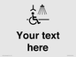 DV10916: Custom information: Accessible Shower with Hoist