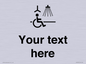DV10916: Custom information: Accessible Shower with Hoist