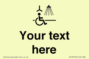 DV10916: Custom information: Accessible Shower with Hoist