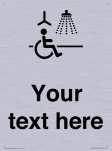 DV10916: Custom information: Accessible Shower with Hoist