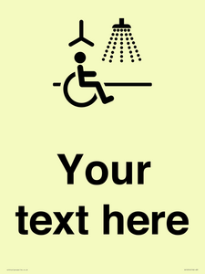 DV10916: Custom information: Accessible Shower with Hoist