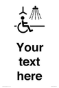 DV10916: Custom information: Accessible Shower with Hoist