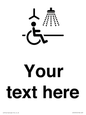 DV10916: Custom information: Accessible Shower with Hoist