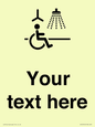 DV10916: Custom information: Accessible Shower with Hoist