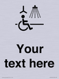 DV10916: Custom information: Accessible Shower with Hoist