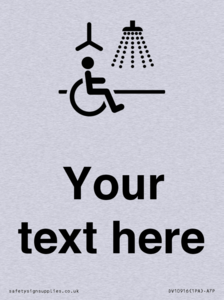 DV10916: Custom information: Accessible Shower with Hoist