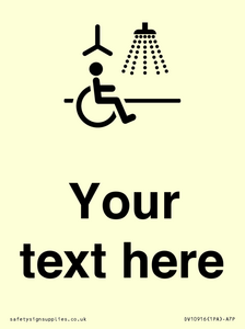 DV10916: Custom information: Accessible Shower with Hoist